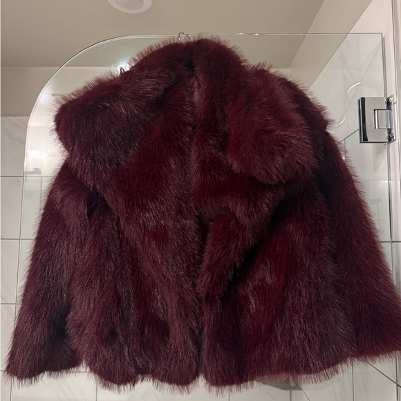 Jackets & Blazers - Red Fur Coat